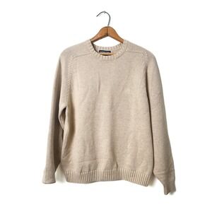 NWT Vintage 90s L.L. Bean Cotton Drifter Sweater · Oatmeal · Large